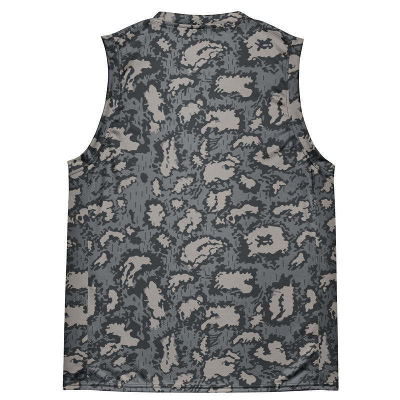 KLMK Red Dawn Urban CAMO Unisex Basketball Jersey