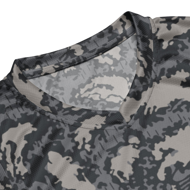 KLMK Red Dawn Urban CAMO Unisex Basketball Jersey