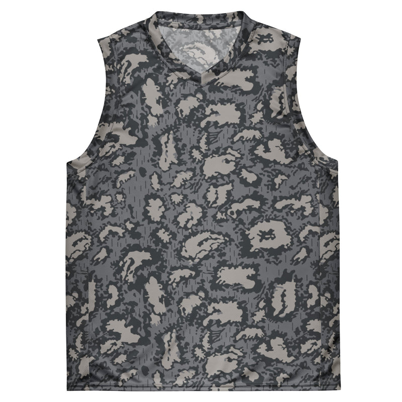 KLMK Red Dawn Urban CAMO Unisex Basketball Jersey