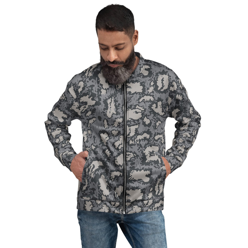KLMK Red Dawn Urban CAMO Unisex Bomber Jacket - XS