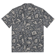 KLMK Red Dawn Urban CAMO Unisex Short-Sleeve Button Shirt - 2XS - Button-Up