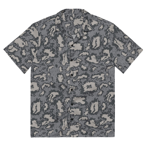KLMK Red Dawn Urban CAMO Unisex Short-Sleeve Button Shirt - 2XS - Button-Up