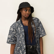 KLMK Red Dawn Urban CAMO Unisex Short-Sleeve Button Shirt - Button-Up
