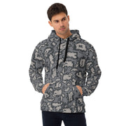 KLMK Red Dawn Urban CAMO Unisex Hoodie - 2XS