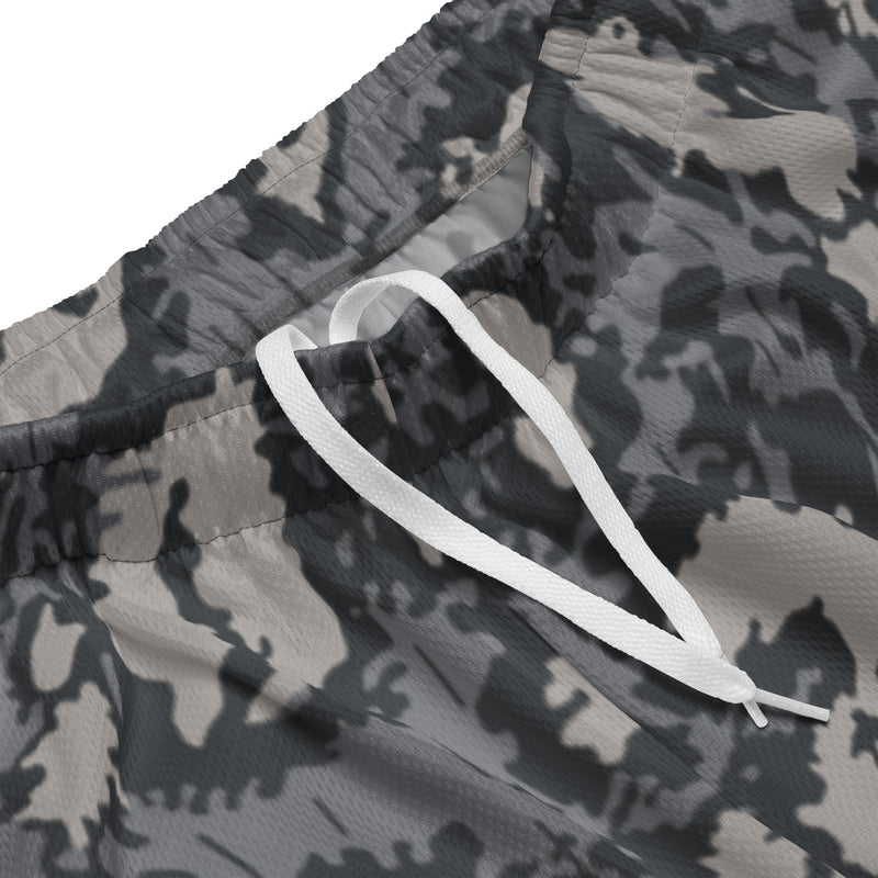 KLMK Red Dawn Urban CAMO Unisex Mesh Shorts