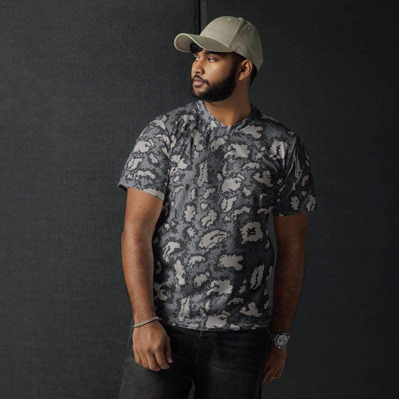 KLMK Red Dawn Urban CAMO Unisex Sports Jersey
