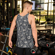 KLMK Red Dawn Urban CAMO Unisex Tank Top - Shirt