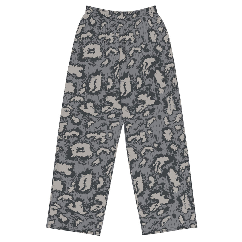 KLMK Red Dawn Urban CAMO Unisex Wide-Leg Leisure Pants - 2XS - Pant