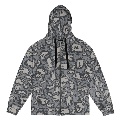 KLMK Red Dawn Urban CAMO Unisex Zip Hoodie - 2XS