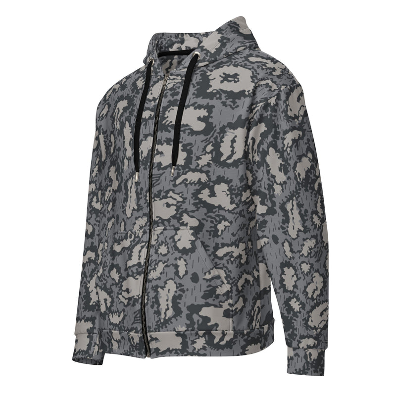 KLMK Red Dawn Urban CAMO Unisex Zip Hoodie
