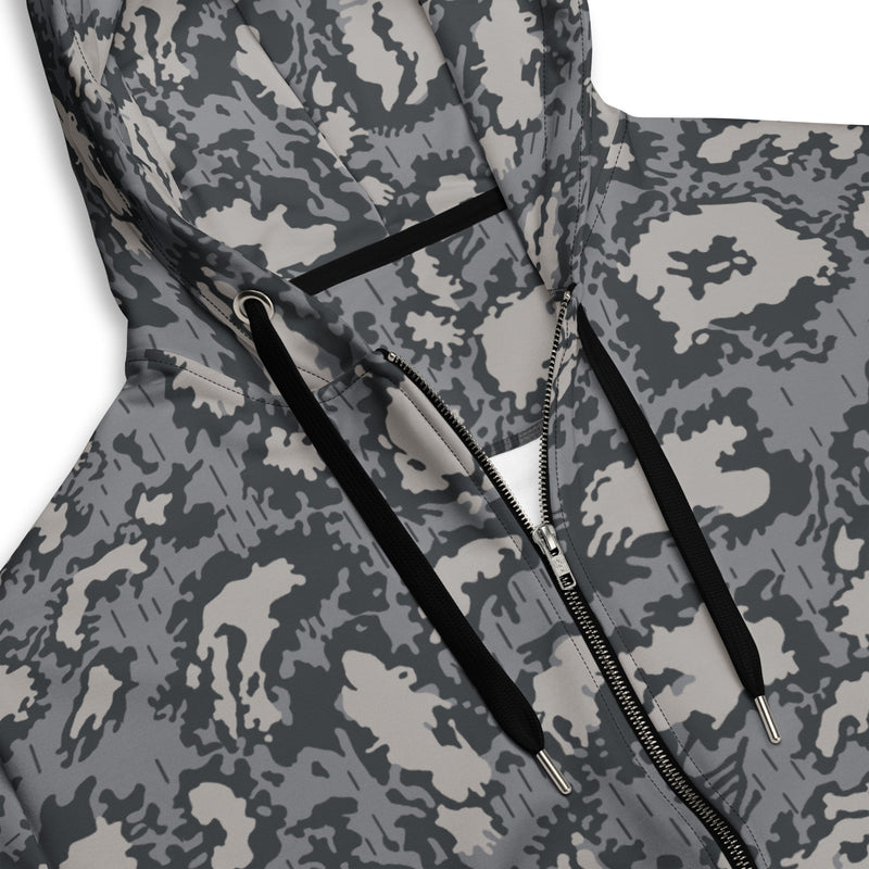 KLMK Red Dawn Urban CAMO Unisex Zip Hoodie
