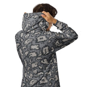 KLMK Red Dawn Urban CAMO Unisex Zip Hoodie