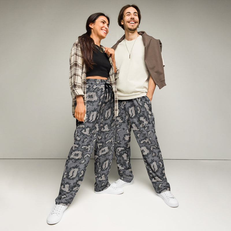 KLMK Red Dawn Urban CAMO Unisex Wide-Leg Joggers - 2XS
