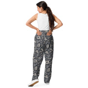 KLMK Red Dawn Urban CAMO Unisex Wide-Leg Joggers