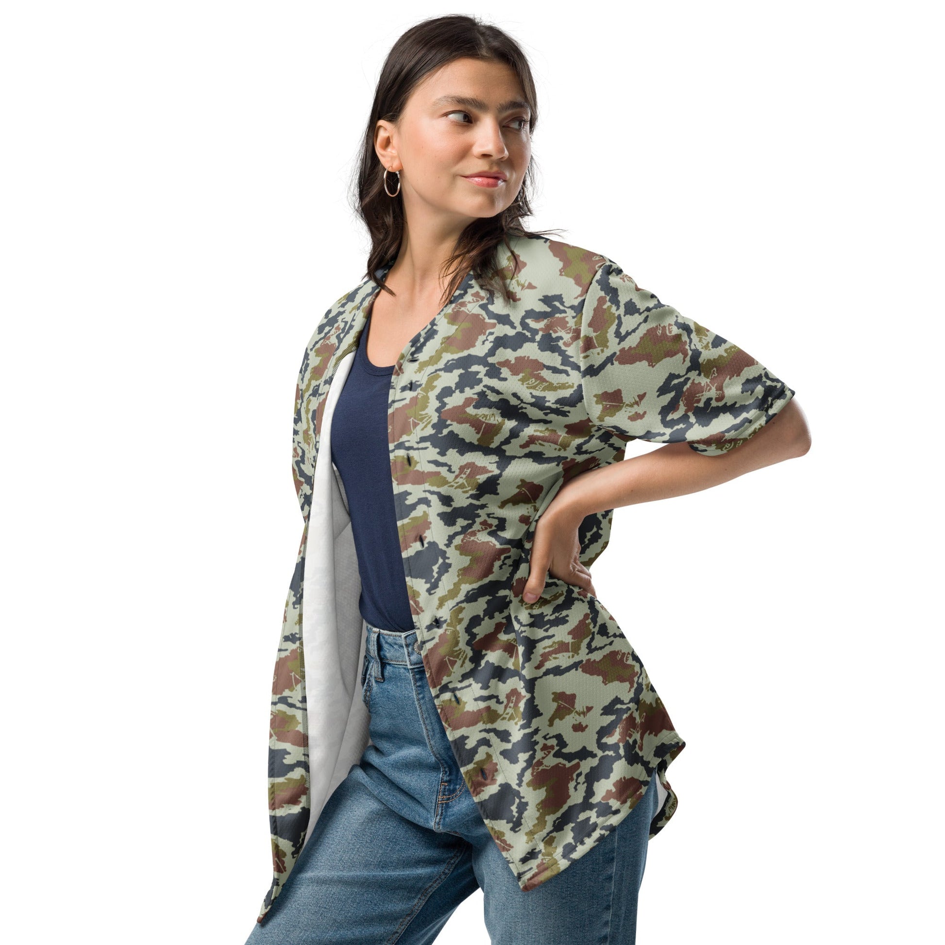 Russian KLMK Spetsnaz Tundra CAMO baseball jersey - Baseball Jerseys