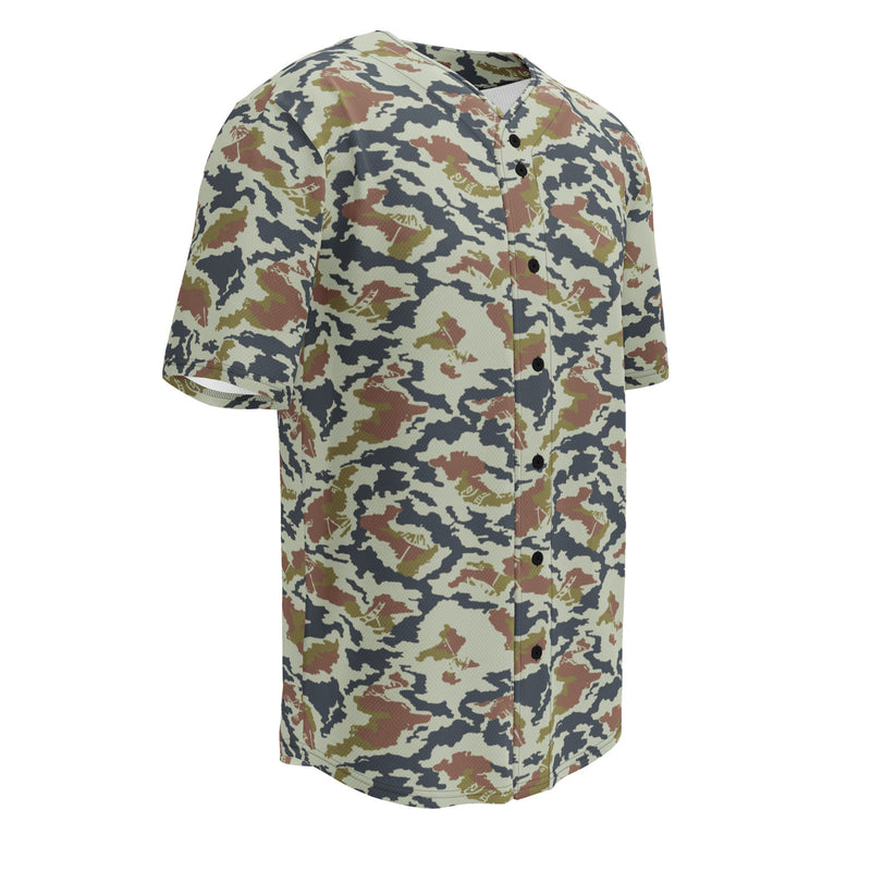 KLMK Spetsnaz Tundra CAMO Unisex Baseball Jersey