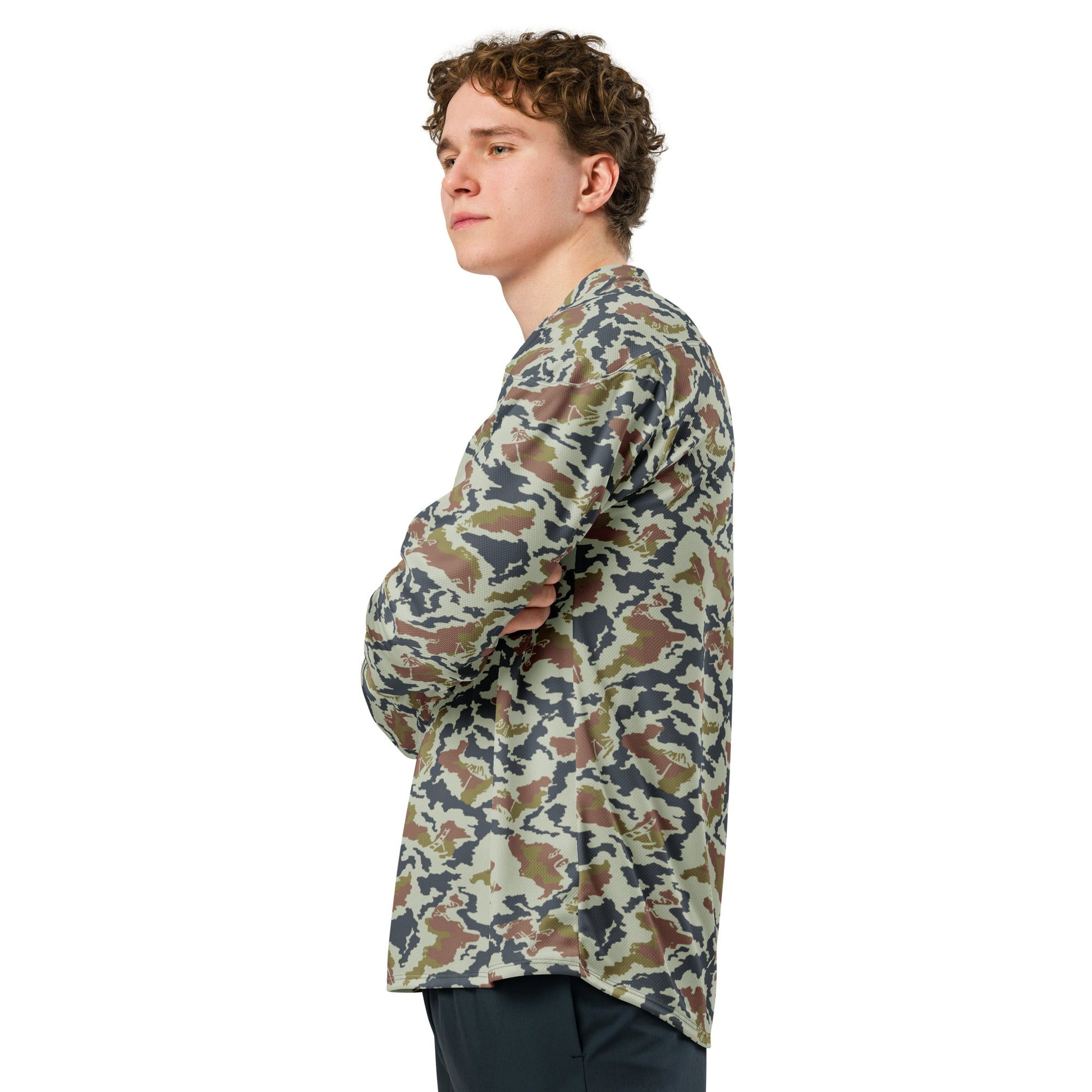 Russian KLMK Spetsnaz Tundra CAMO hockey fan jersey 2XS Hockey Jerseys