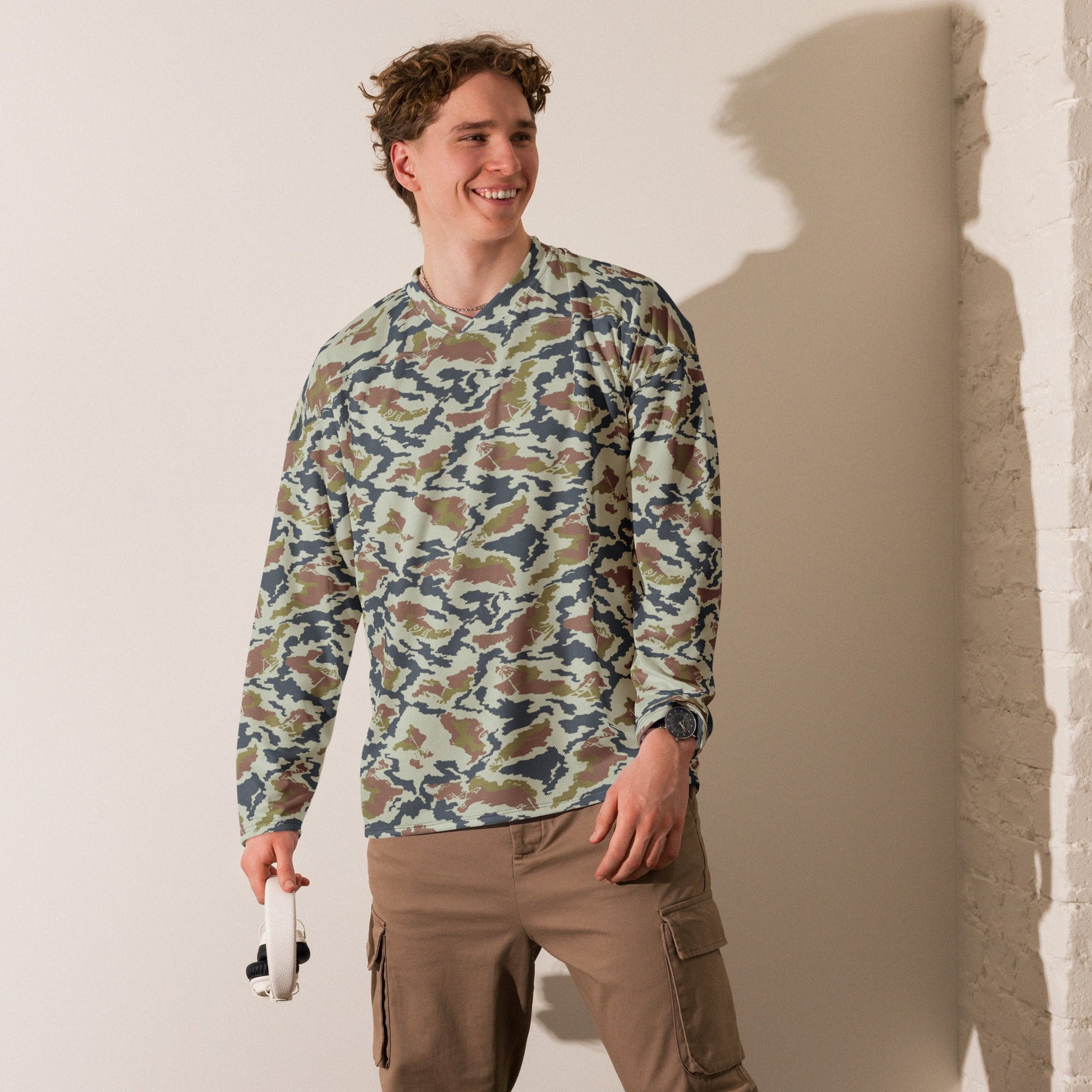 Russian KLMK Spetsnaz Tundra CAMO hockey fan jersey Hockey Jerseys