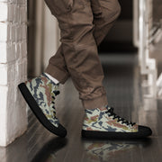 KLMK Spetsnaz Tundra CAMO Mens High-Top Canvas Shoes - Black / 5
