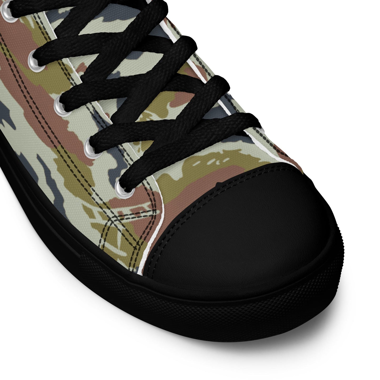 Russian KLMK Spetsnaz Tundra CAMO Mens high top canvas shoes - High Top Canvas Shoes