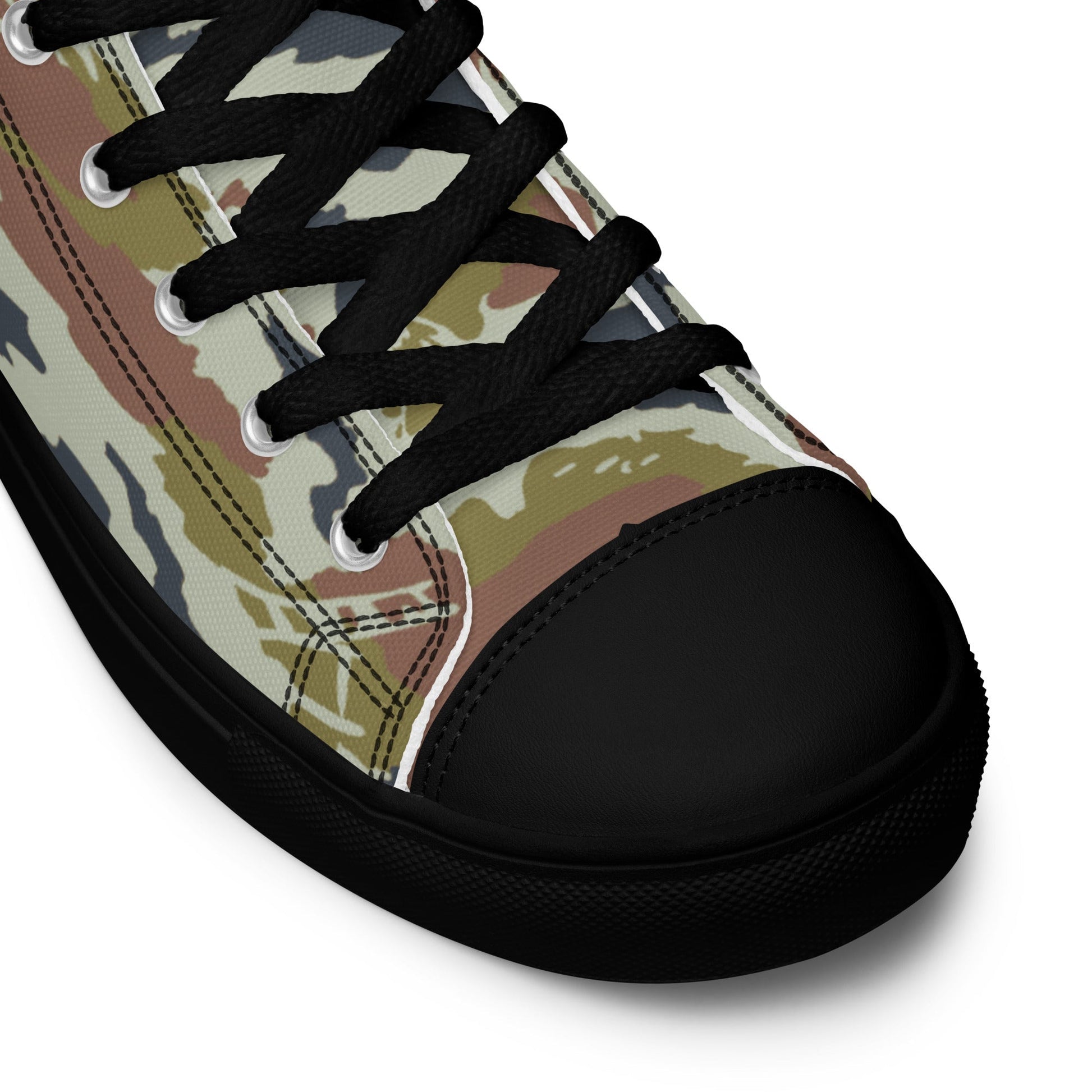 Russian KLMK Spetsnaz Tundra CAMO Mens high top canvas shoes - High Top Canvas Shoes