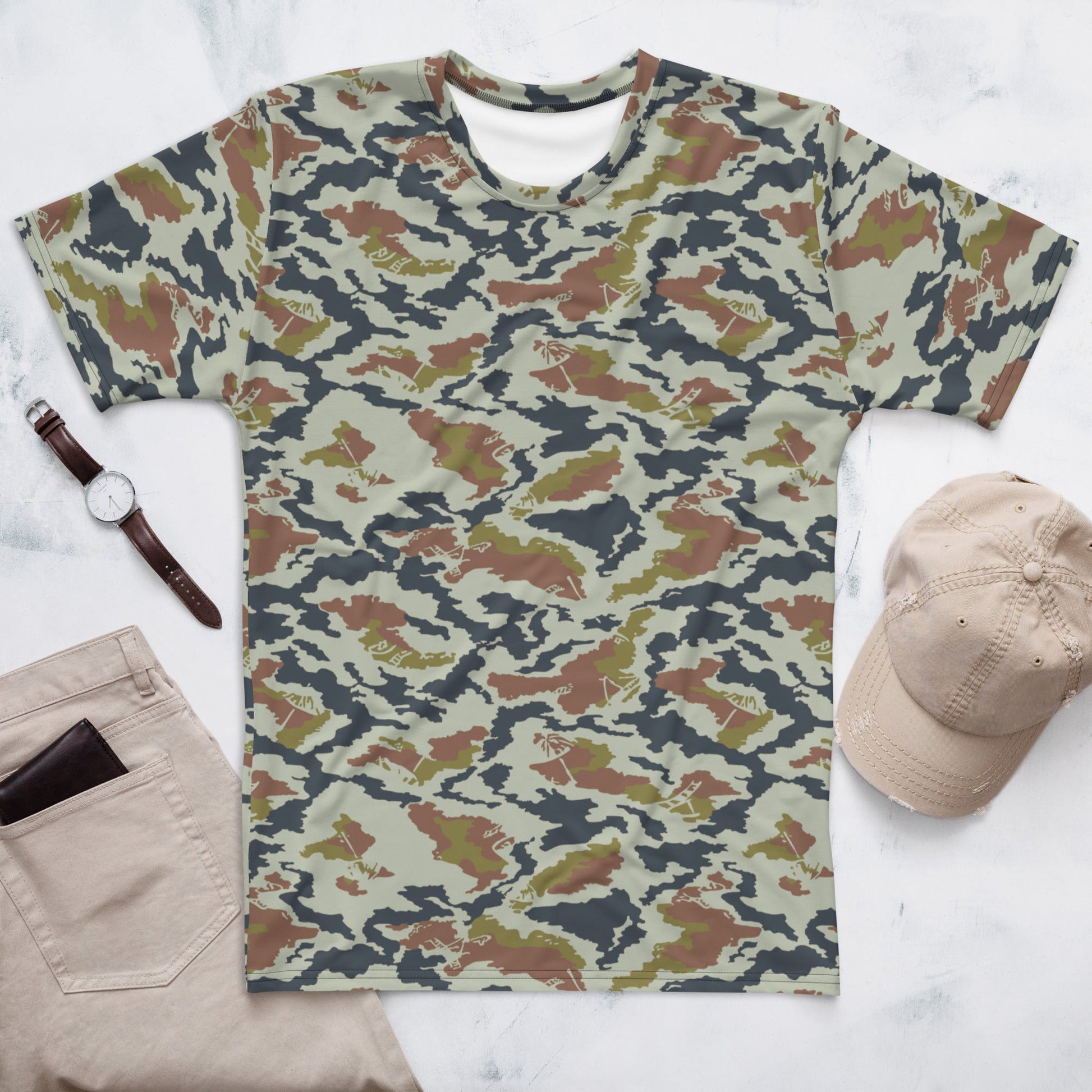 Russian KLMK Spetsnaz Tundra CAMO Mens t-shirt - XS - T-Shirts