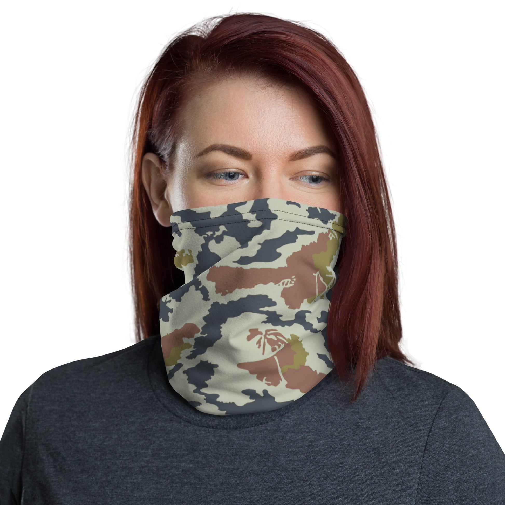 Russian KLMK Spetsnaz Tundra CAMO Neck Gaiter Gaiters
