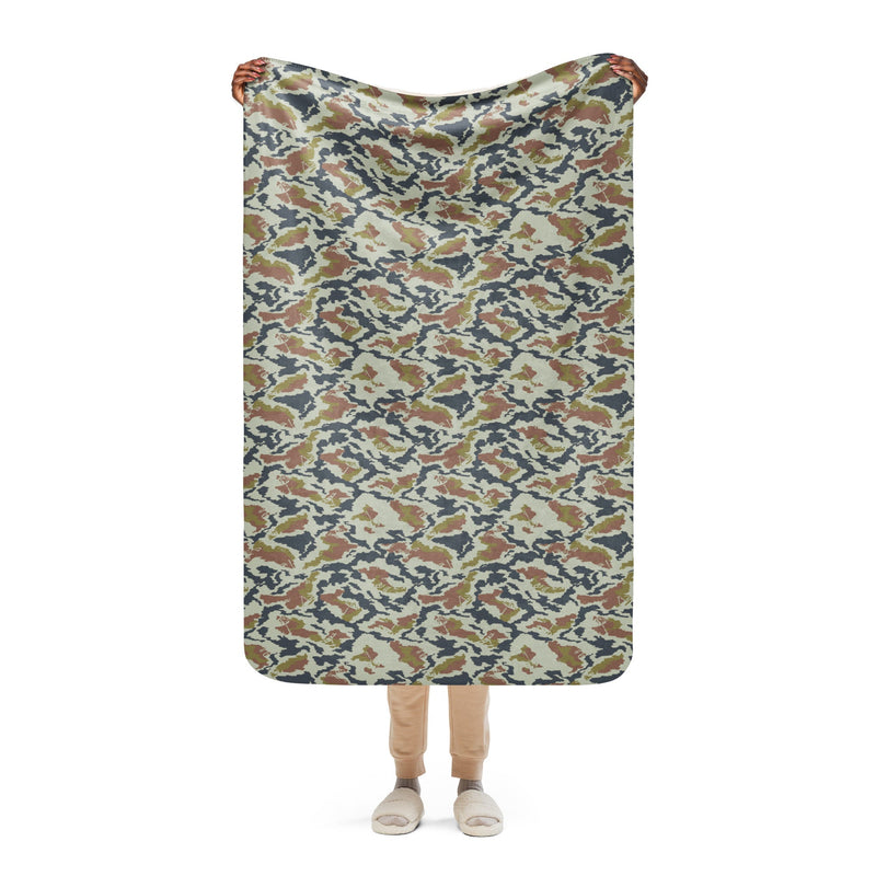 KLMK Spetsnaz Tundra CAMO Sherpa Blanket - 37″×57″