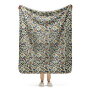 KLMK Spetsnaz Tundra CAMO Sherpa Blanket - 50″×60″