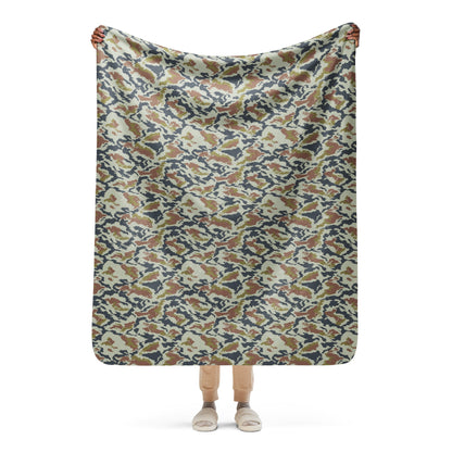 Russian KLMK Spetsnaz Tundra CAMO Sherpa blanket - 50″×60″ - Blanket
