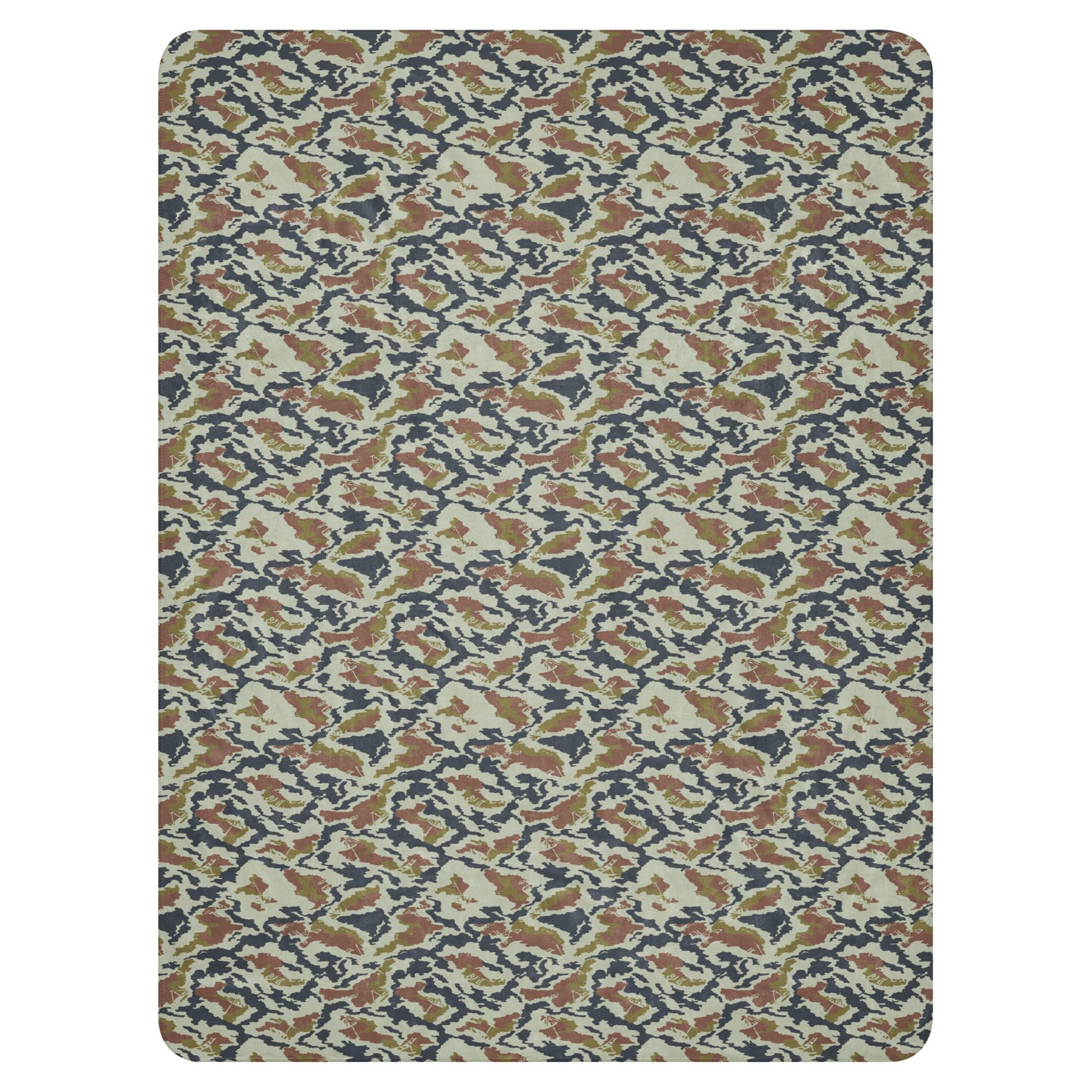 Russian KLMK Spetsnaz Tundra CAMO Sherpa blanket - Blanket