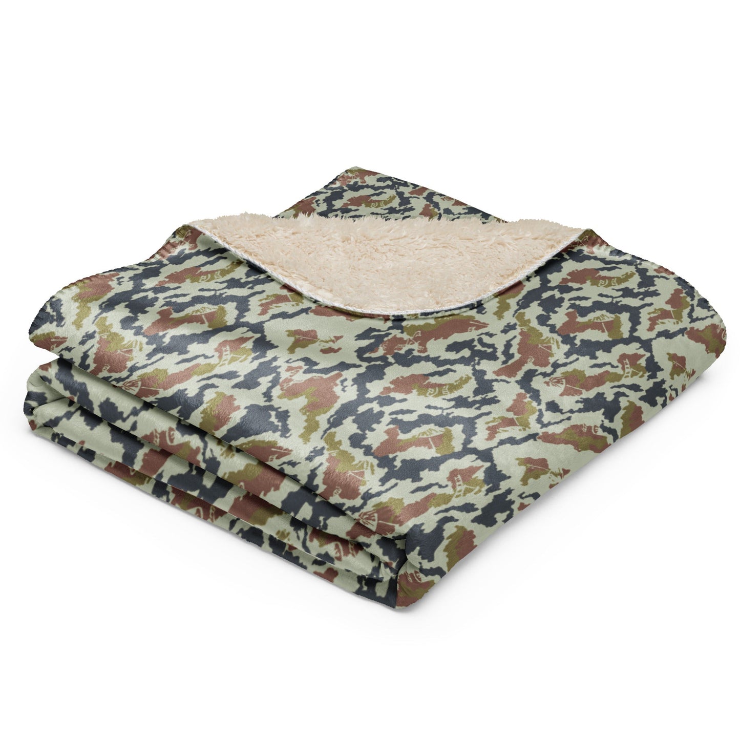 Russian KLMK Spetsnaz Tundra CAMO Sherpa blanket - Blanket