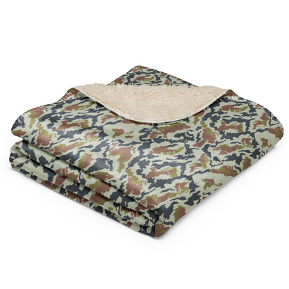 Russian KLMK Spetsnaz Tundra CAMO Sherpa blanket - Blanket