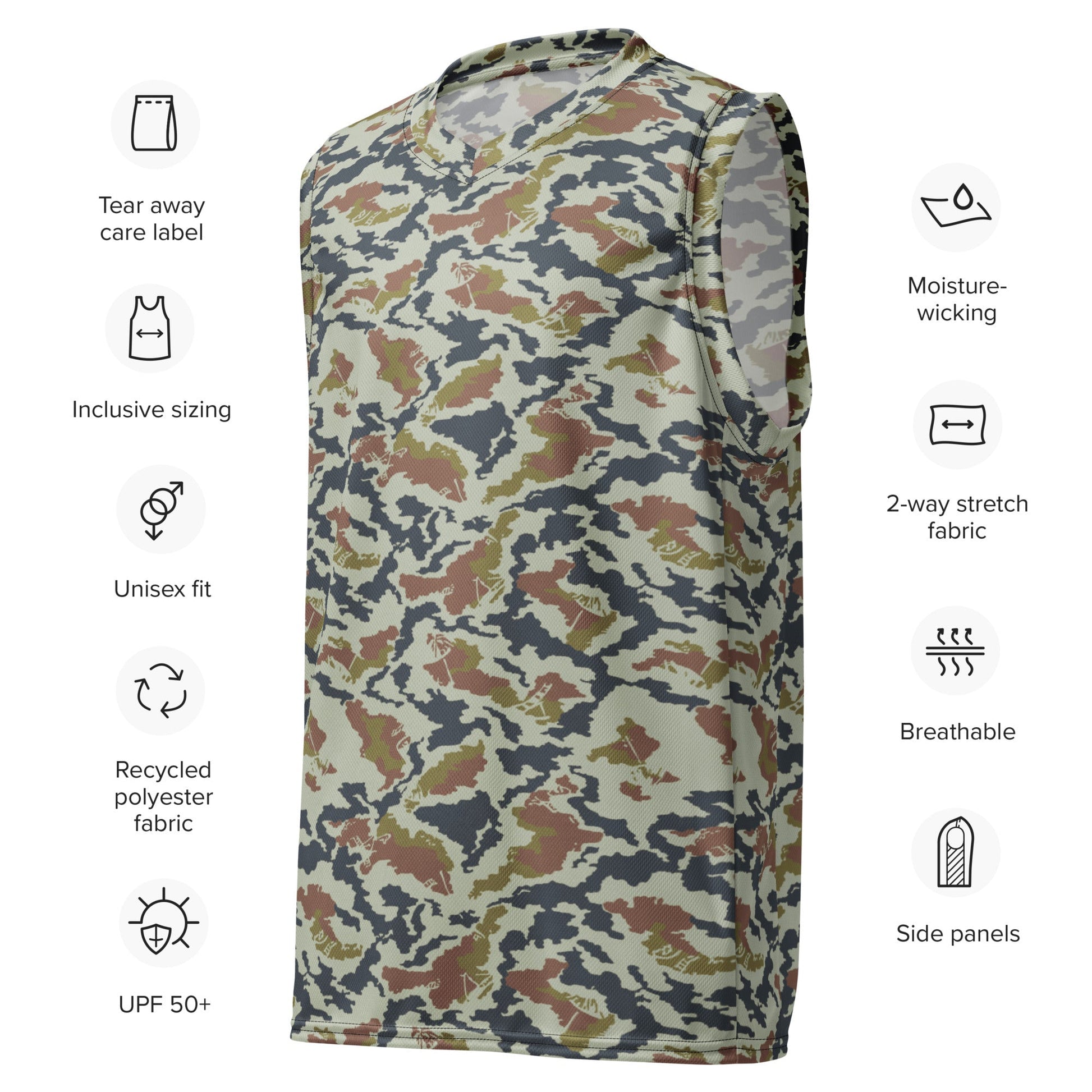 Russian KLMK Spetsnaz Tundra CAMO unisex basketball jersey Basketball Jerseys