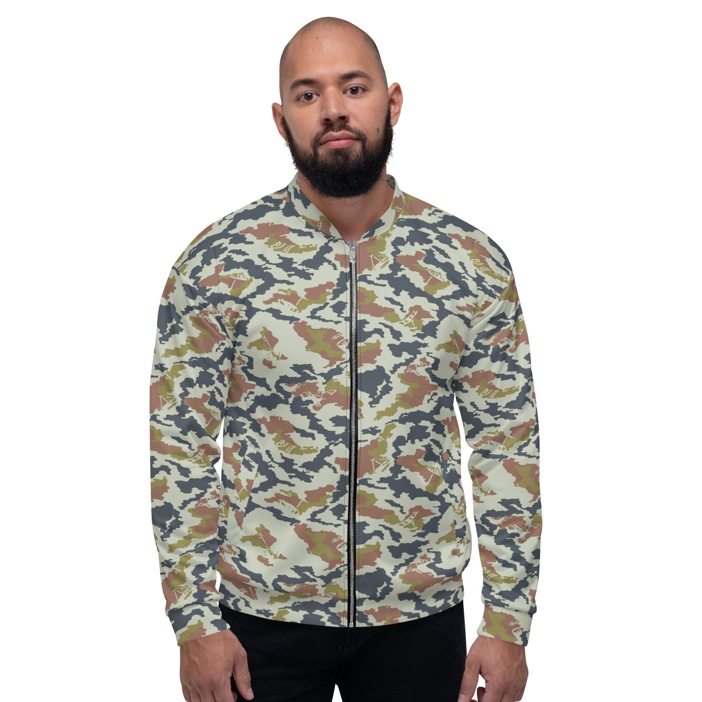 Russian KLMK Spetsnaz Tundra CAMO Unisex Bomber Jacket - Jackets