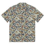 KLMK Spetsnaz Tundra CAMO Unisex Short-Sleeve Button Shirt - 2XS - Button-Up