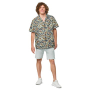 KLMK Spetsnaz Tundra CAMO Unisex Short-Sleeve Button Shirt - Button-Up