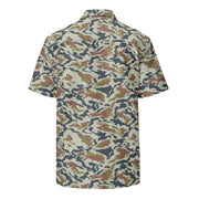KLMK Spetsnaz Tundra CAMO Unisex Short-Sleeve Button Shirt - Button-Up