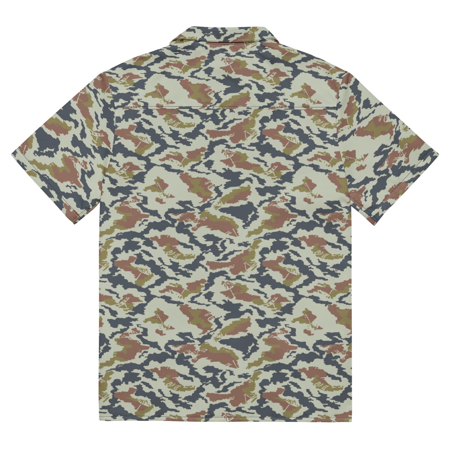 Russian KLMK Spetsnaz Tundra CAMO Unisex button shirt - Button Shirts