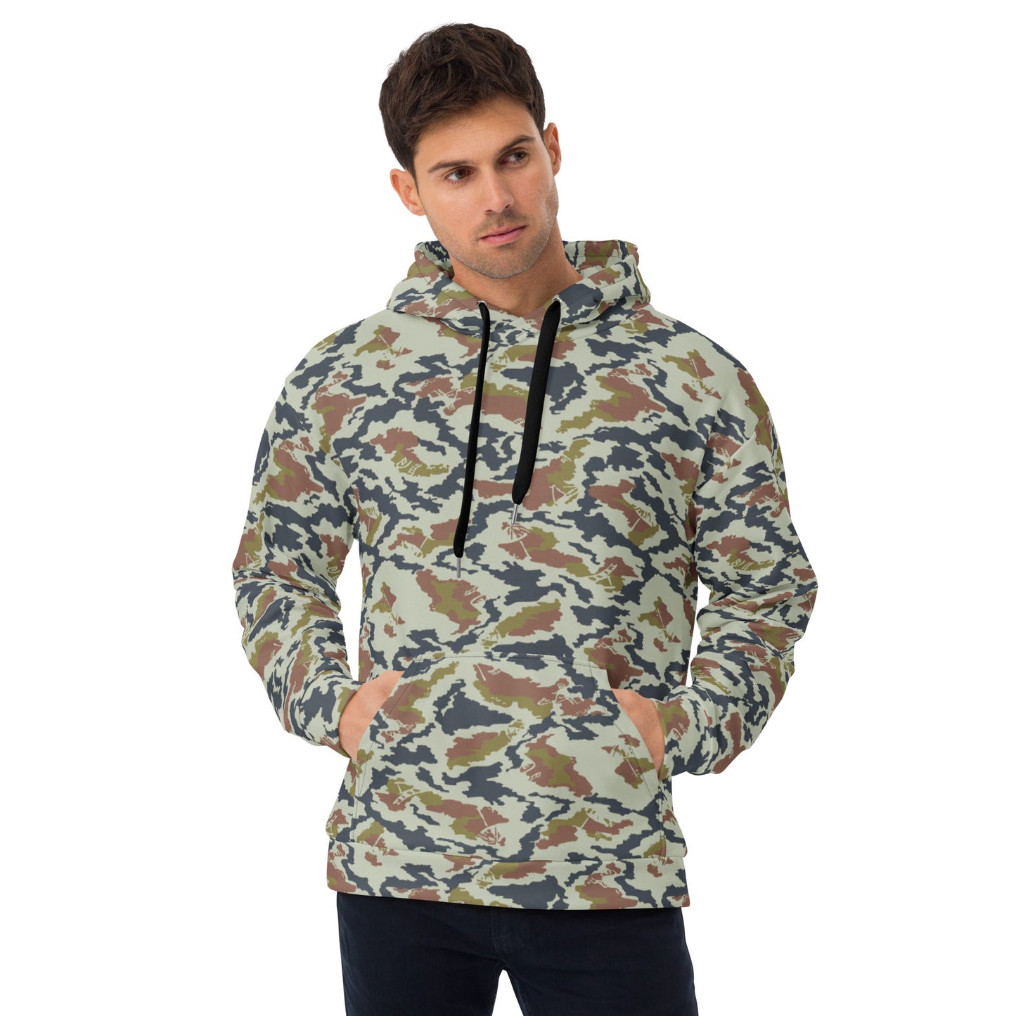 Russian KLMK Spetsnaz Tundra CAMO Unisex Hoodie 2XS Hoodies