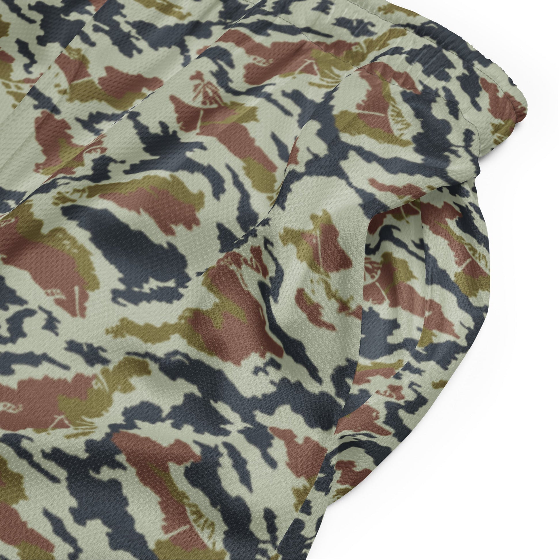 Russian KLMK Spetsnaz Tundra CAMO Unisex mesh shorts - Mesh Shorts