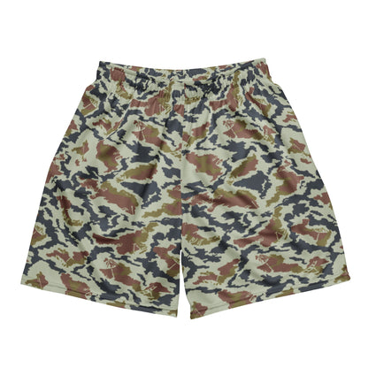 Russian KLMK Spetsnaz Tundra CAMO Unisex mesh shorts - 2XS - Mesh Shorts