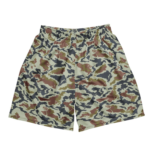 Russian KLMK Spetsnaz Tundra CAMO Unisex mesh shorts - 2XS - Mesh Shorts