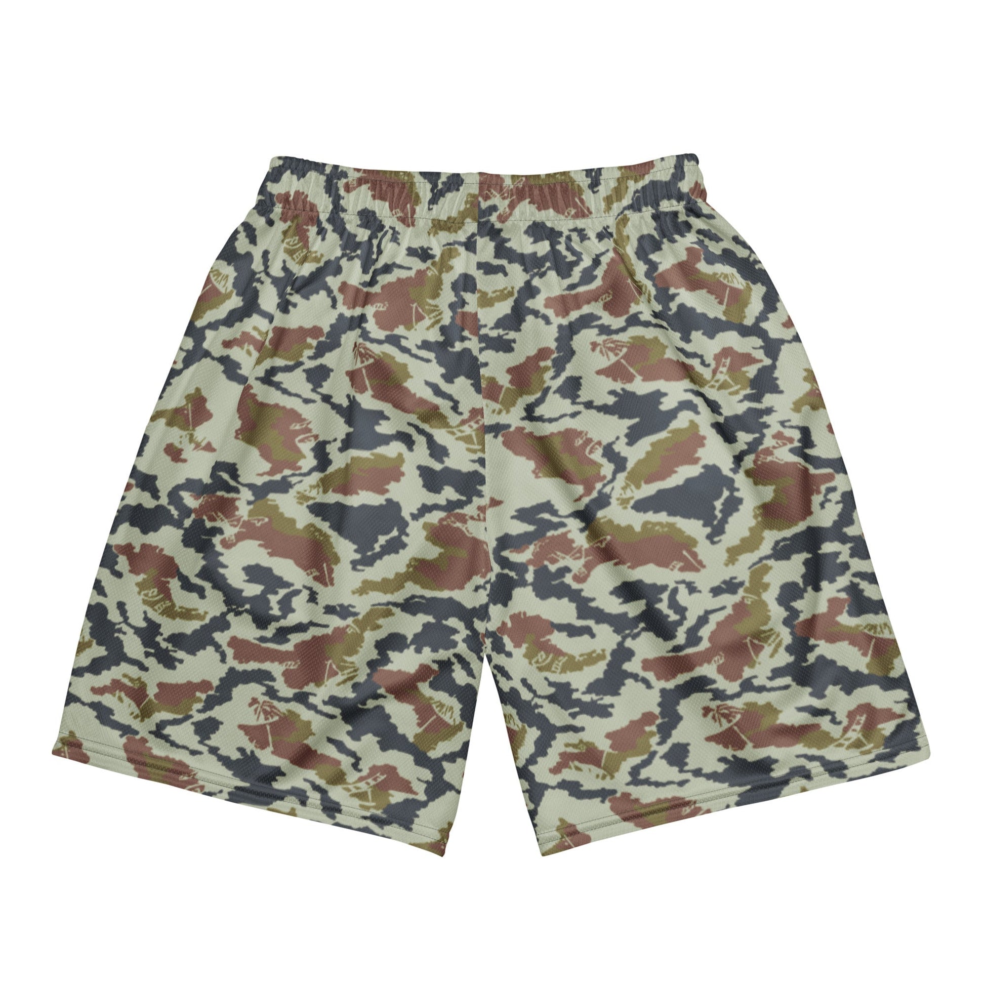 Russian KLMK Spetsnaz Tundra CAMO Unisex mesh shorts - Mesh Shorts