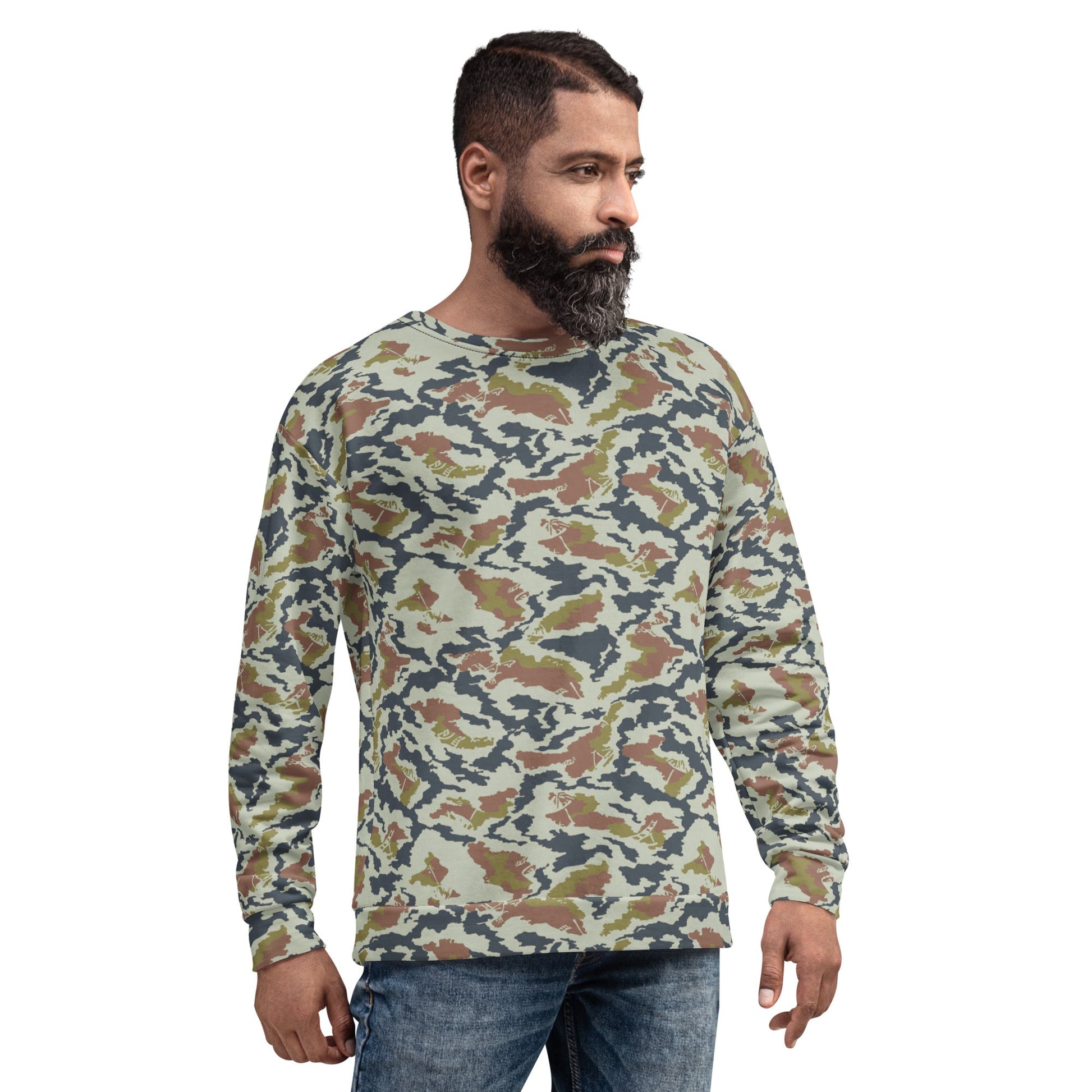 Russian KLMK Spetsnaz Tundra CAMO Unisex Sweatshirt - Sweatshirts