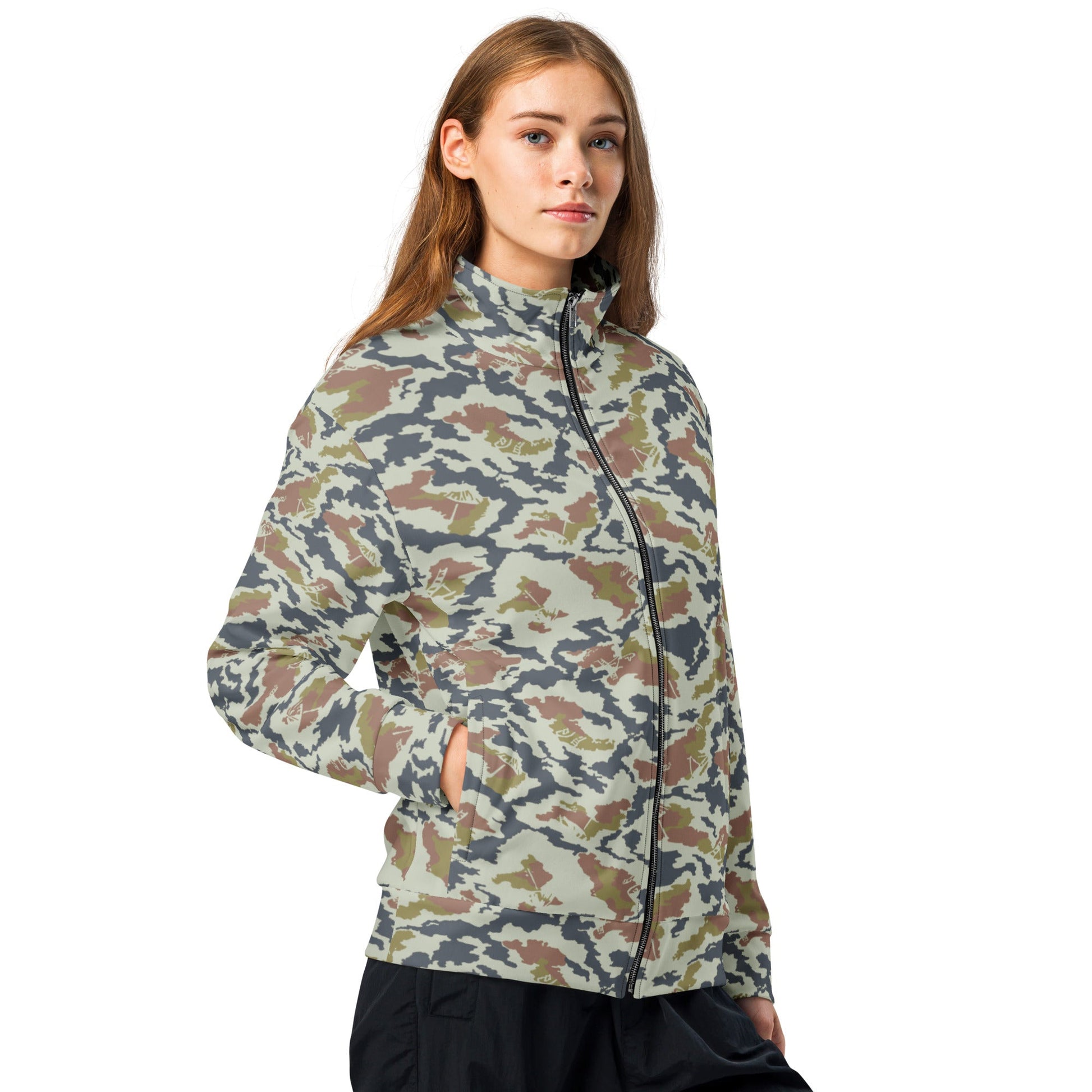 Russian KLMK Spetsnaz Tundra CAMO Unisex track jacket - Track Jackets