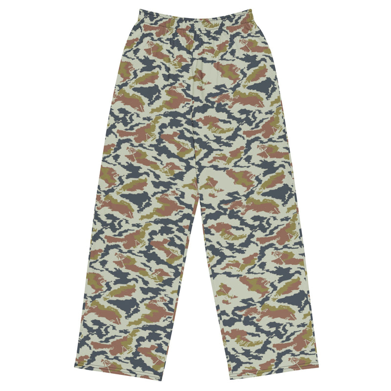 KLMK Spetsnaz Tundra CAMO Unisex Wide-Leg Leisure Pants - 2XS - Pant