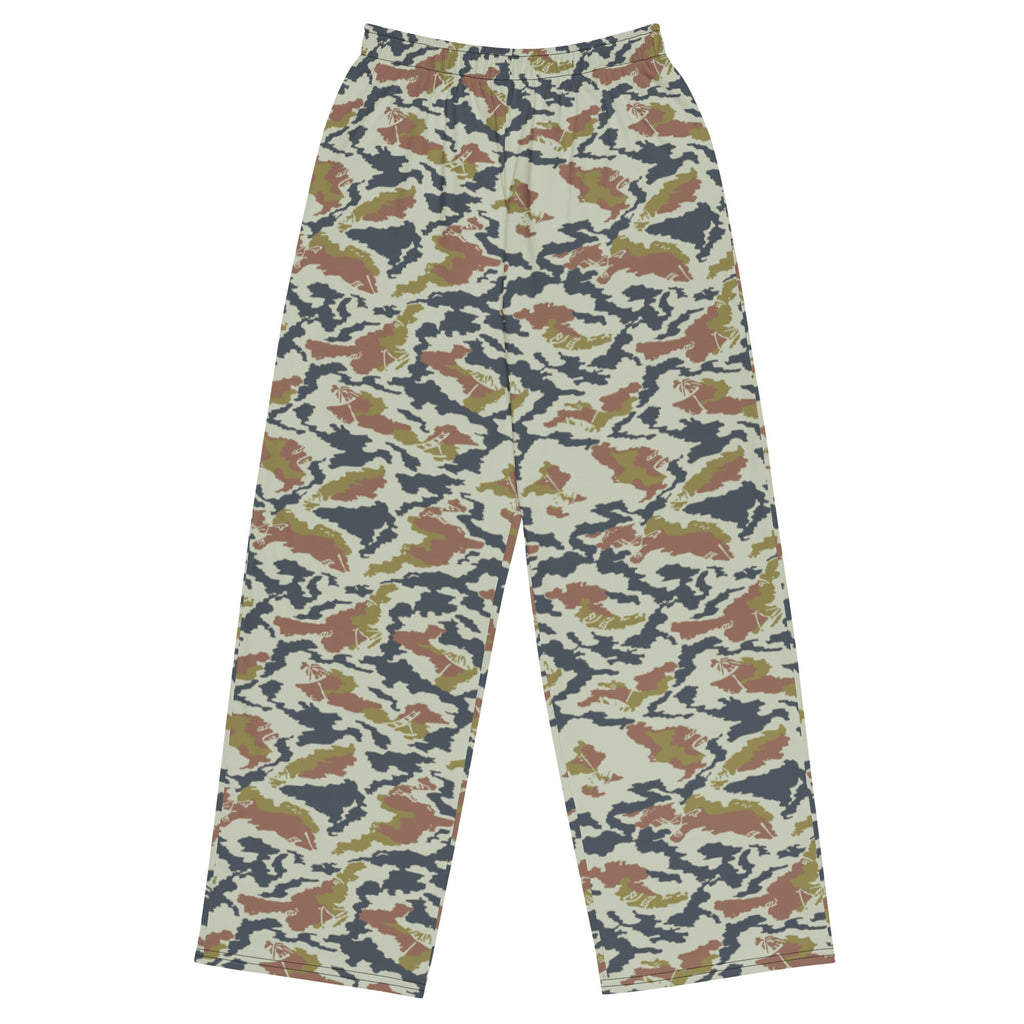 CAMO HQ - KLMK Spetsnaz Tundra CAMO Unisex Wide-Leg Leisure Pants