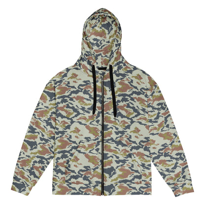Russian KLMK Spetsnaz Tundra CAMO Unisex zip hoodie 2XS Zip Hoodies