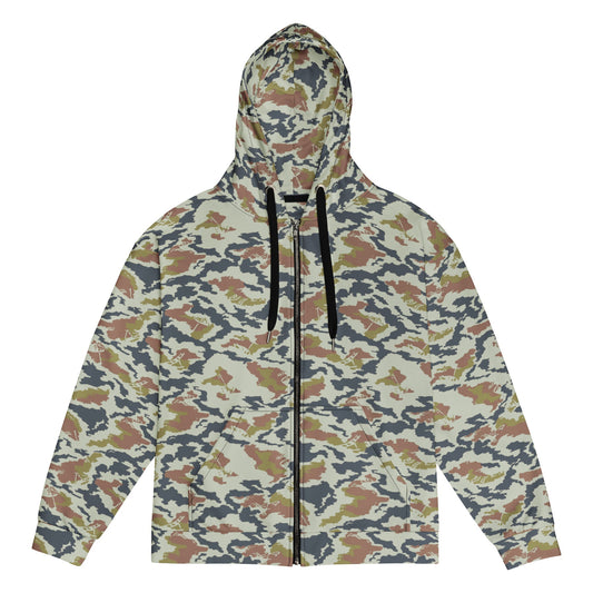 Russian KLMK Spetsnaz Tundra CAMO Unisex zip hoodie 2XS Zip Hoodies